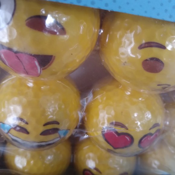 Emoji golf balls pack of 12 - see full description - Picture 6 of 13